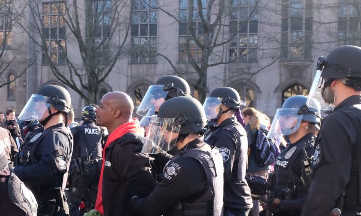 SWAT Police at Protest